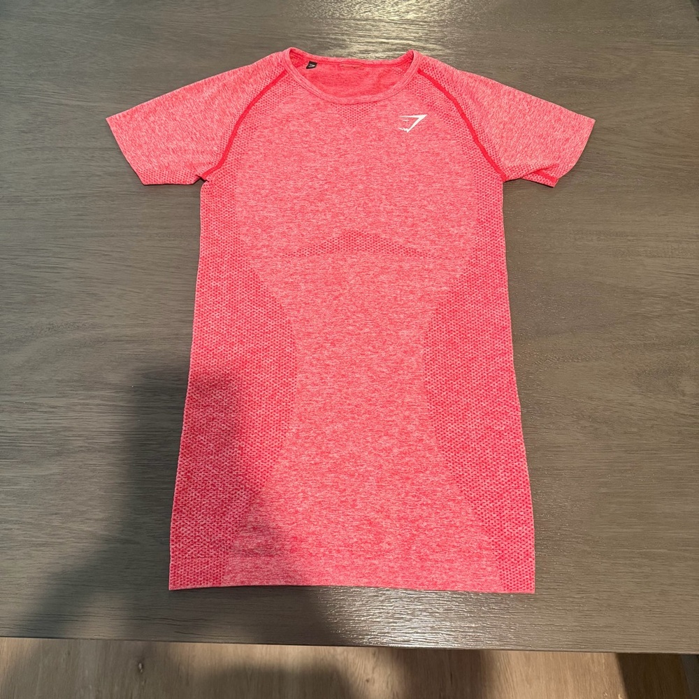 Gymshark Hot Pink Seamless T-Shirt, Size Medium